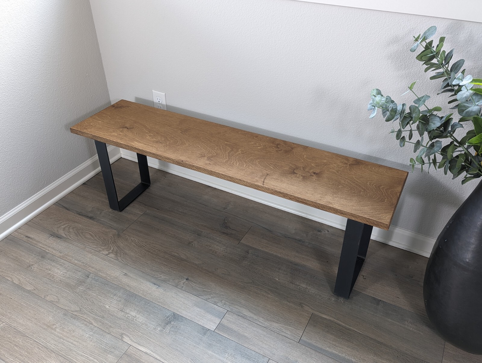 U Legs for Tables and Benches (Pair), Metal Furniture Legs (Set of 2)