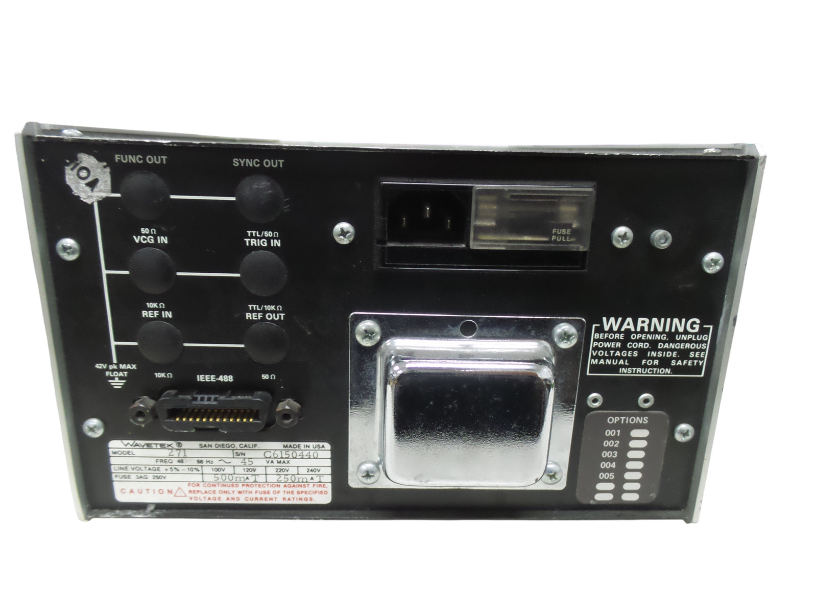 Wavetek 271 Programmable Pulse Function Generator - Free Shipping