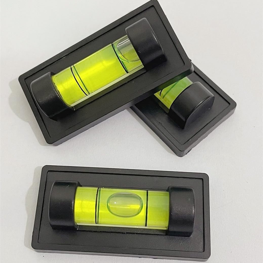 4 Mini Magnetic Bubble Levels for Accurate RV & Trailer Leveling - Compact Tool