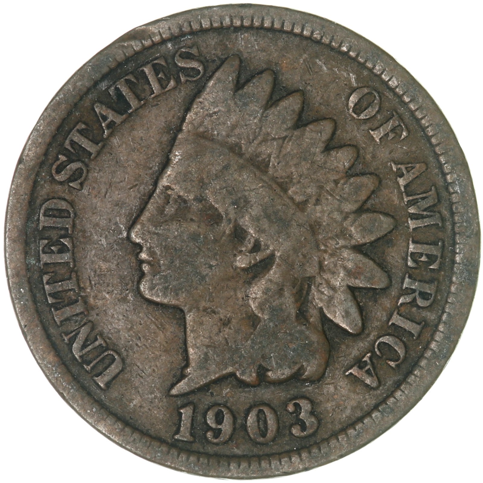 1903 (P) Indian Head Cent Good Penny GD