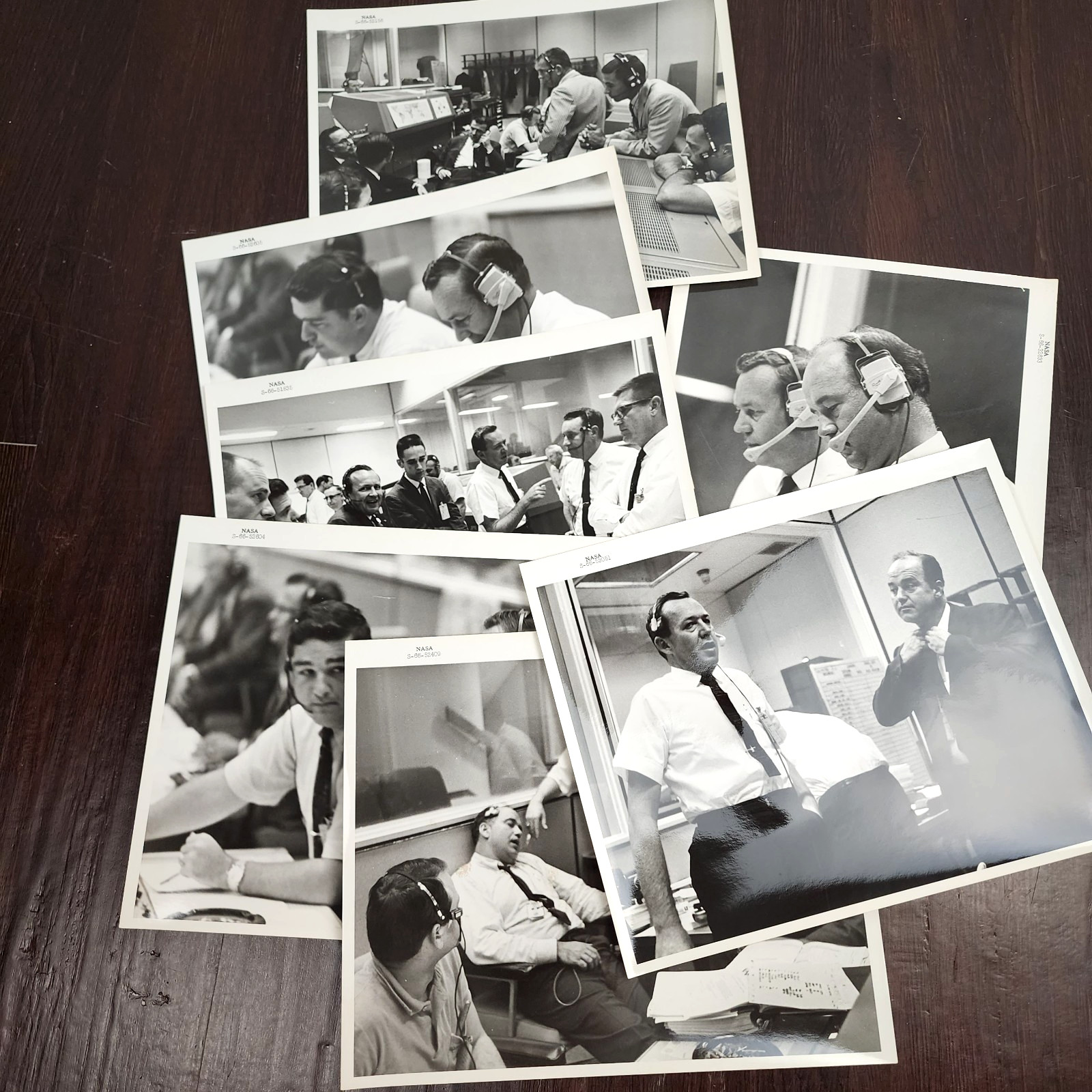 Original NASA Photos Archive JSC Mission Control Gemini 11 LOT of 7