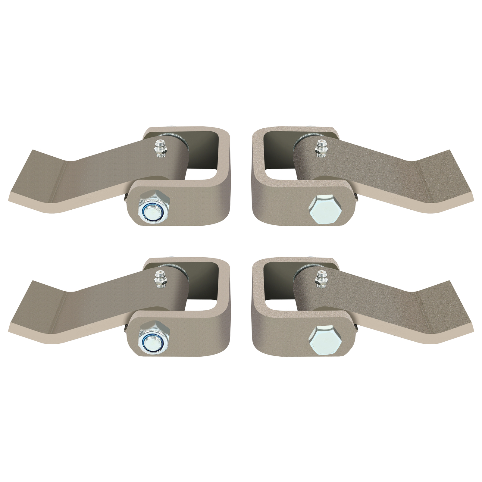 4 Short Leaf Door Hinge Greaseable Cargo Dump Trailer Truck Strap Style Gate