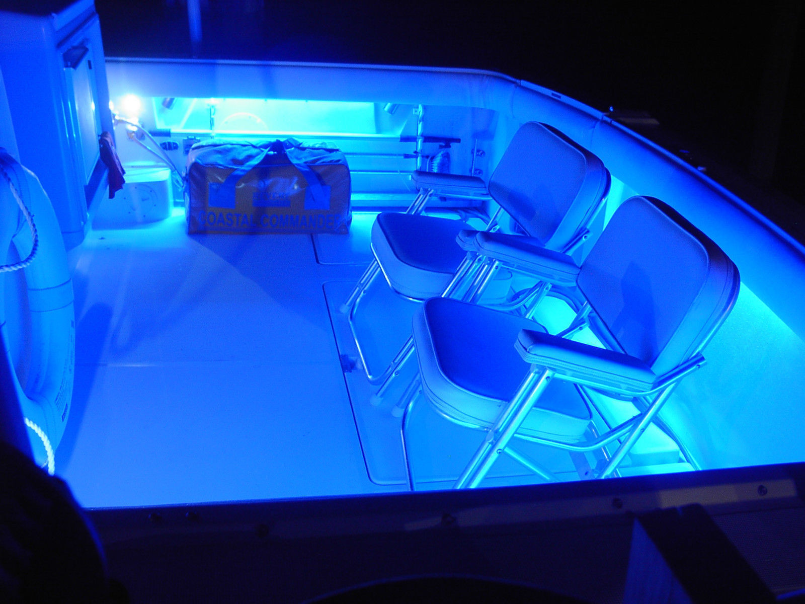 Blue LED Boat Light Waterproof Outrigger Spreader Transom Underwater Marine