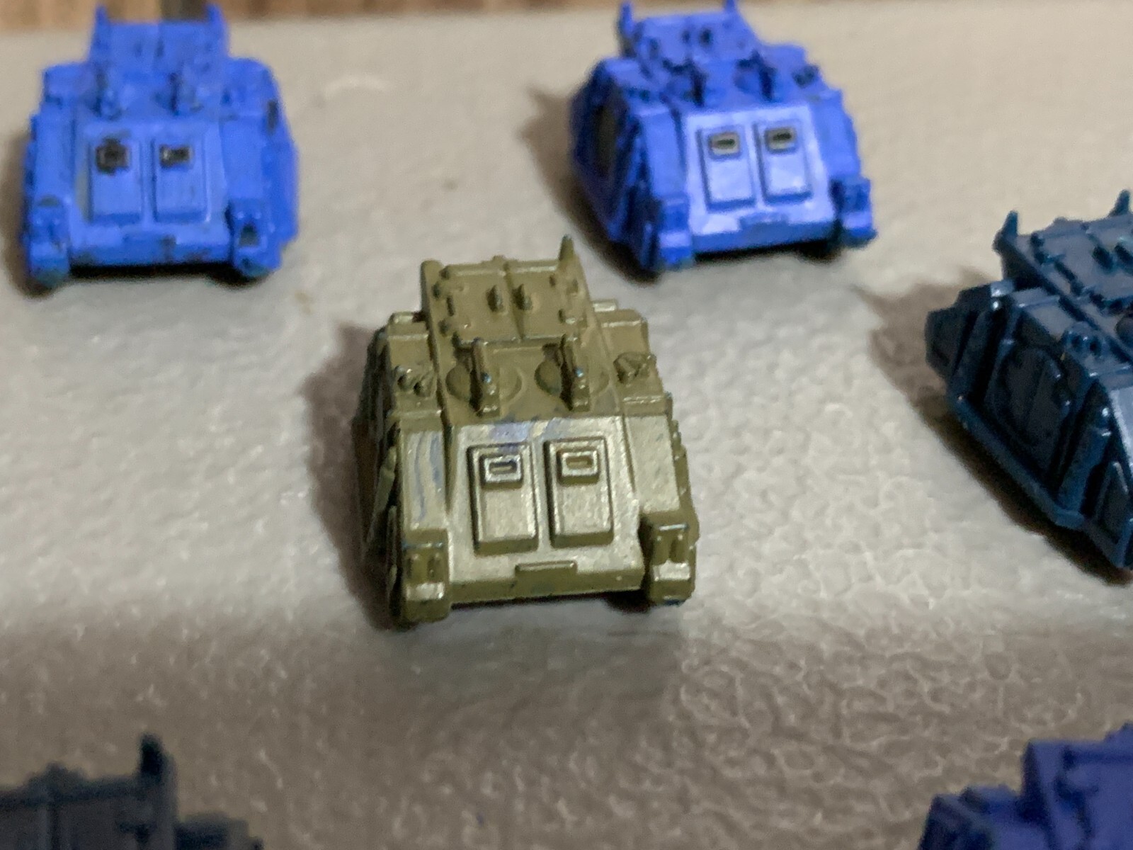 A16459 EPIC WARHAMMER 40K SPACE MARINES RHINO 10 PACK GAMES WORKSHOP