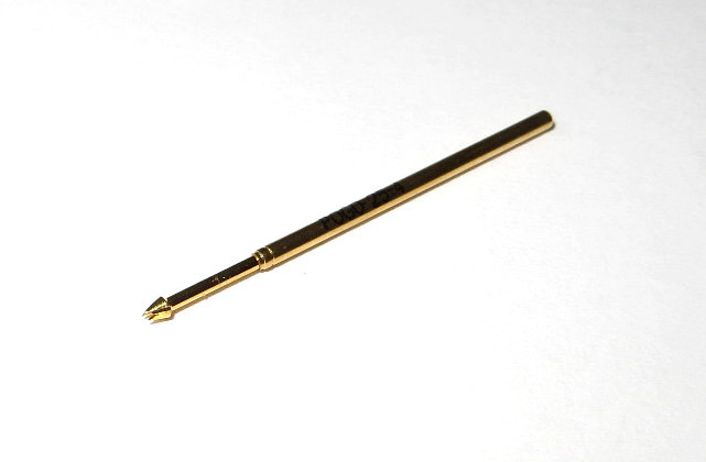 20p Φ0.054" OAL 1.30" Everett Charles Pogo-25 UN4 pogo pin trident tip old stock