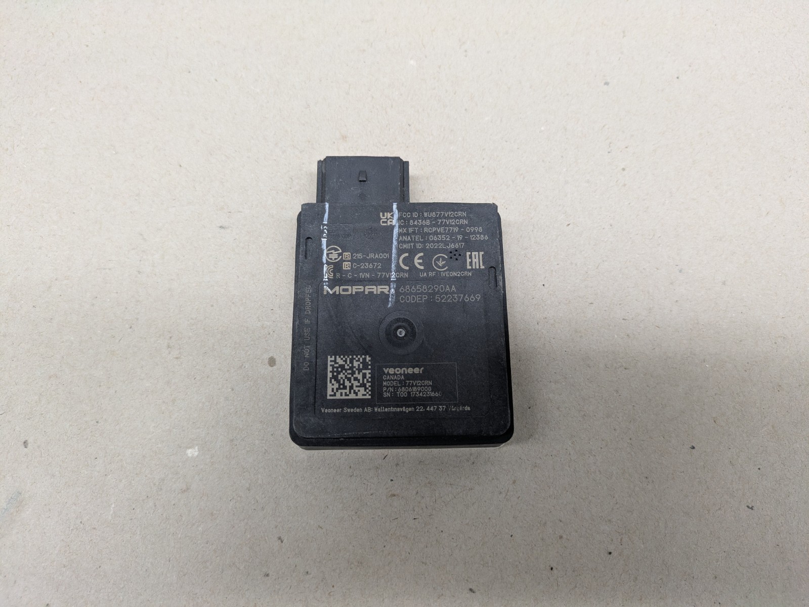 Jeep Compass Blind Spot Sensor Radar Module 2022 - 2025 68658290AA