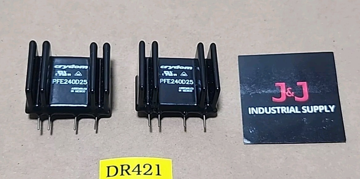 *NEW* [2] Crydom PFE240D25 Solid State Relay 10A(25A) 240Vac 15-32Vdc + Warranty