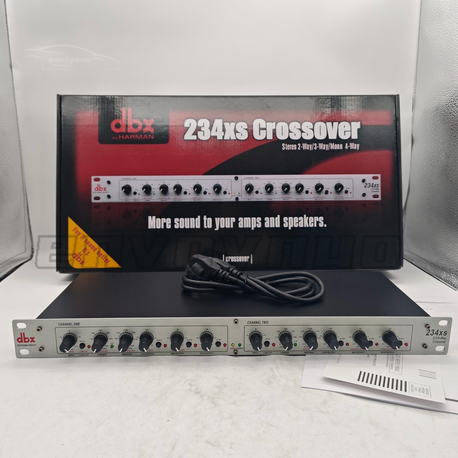 DBX 234xs Stereo 2/3-Way/Mono 4-Way Crossover w/ XLR Mono Sum Subwoofer Sub Out
