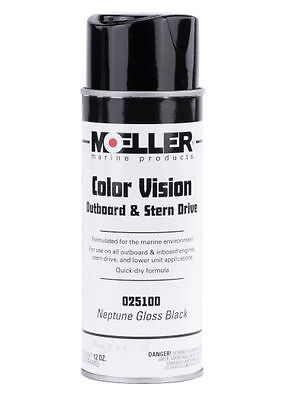 Moeller 025100 Color Vision Enamel, Neptune Gloss Black