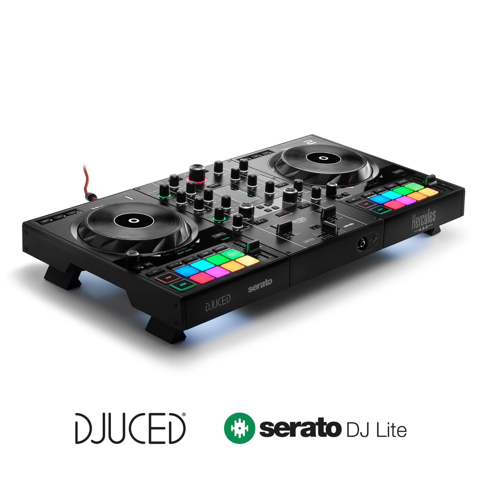 Hercules DJControl Inpulse 500: 2-deck USB DJ controller for Serato DJ and DJUCE