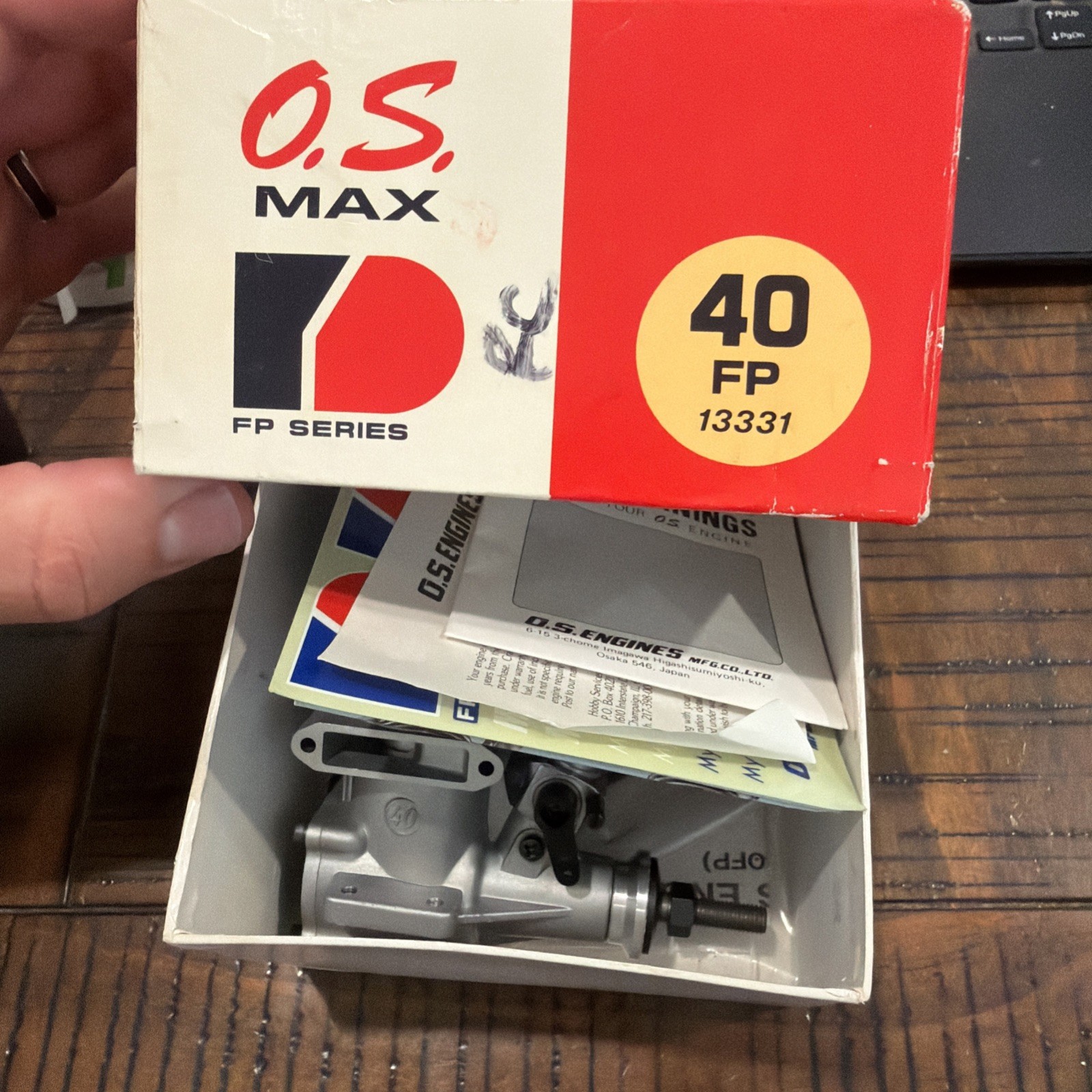 Os Max 40 Fp Nitro Rc Model Airplane Engine NOS New In Box