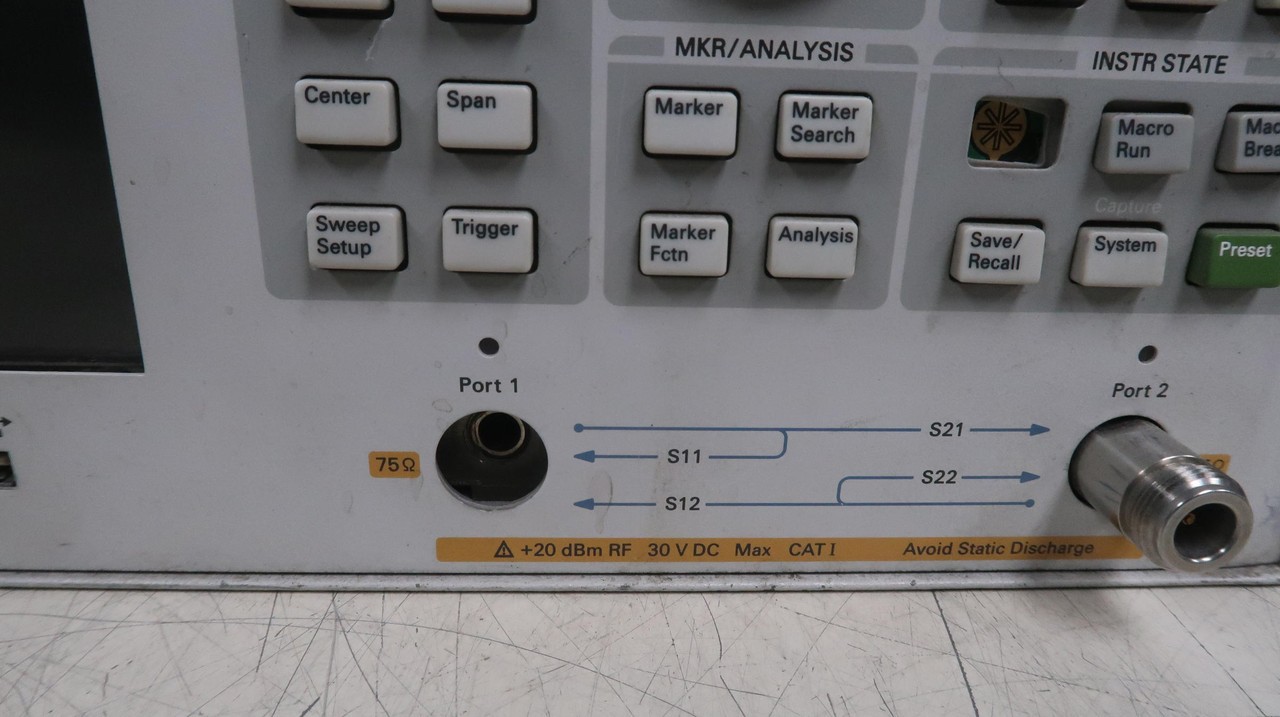 AGILENT E5062A NETWORK ANALYZER M0256