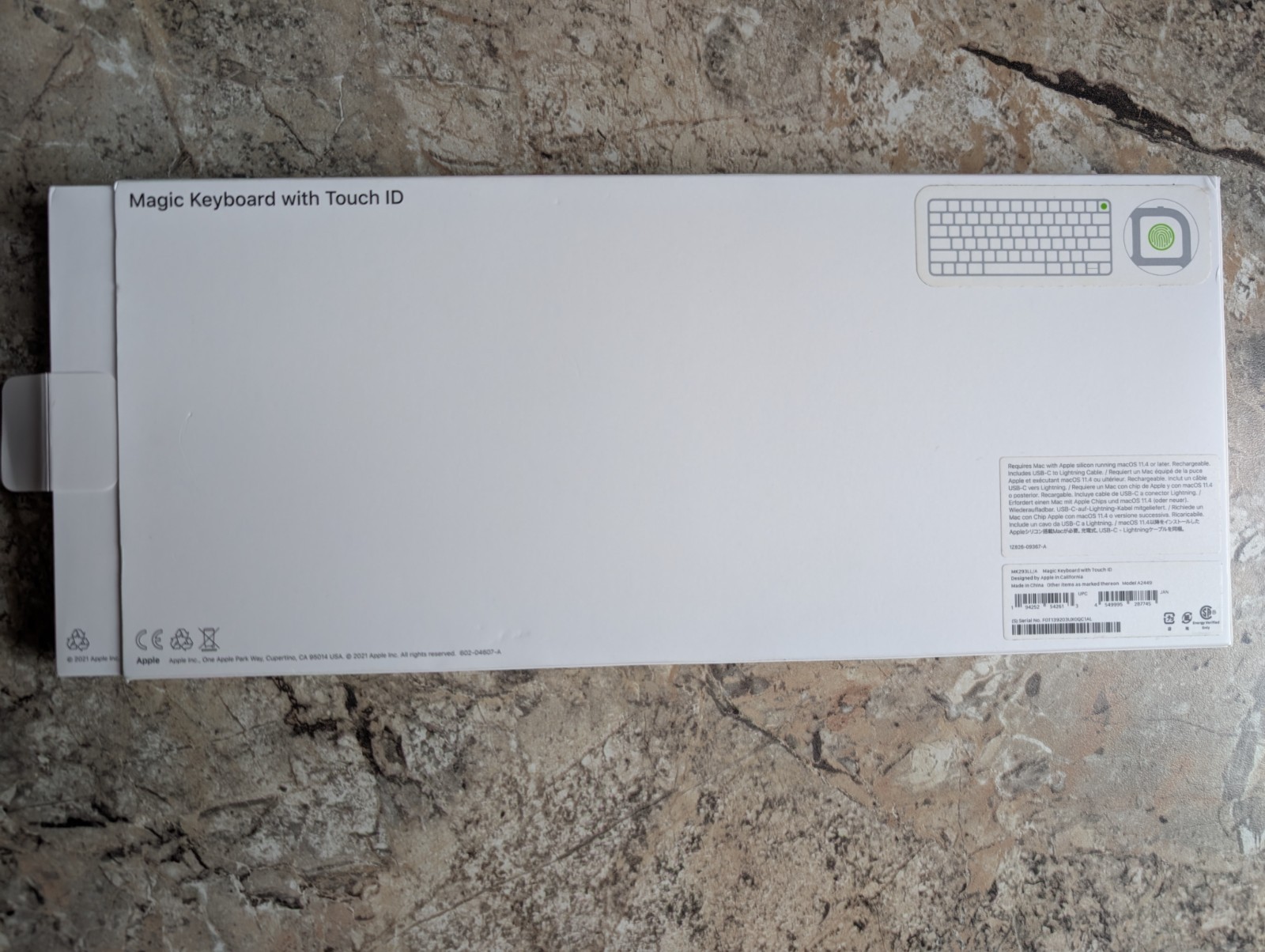 Apple Magic Keyboard with Touch ID Model A2449