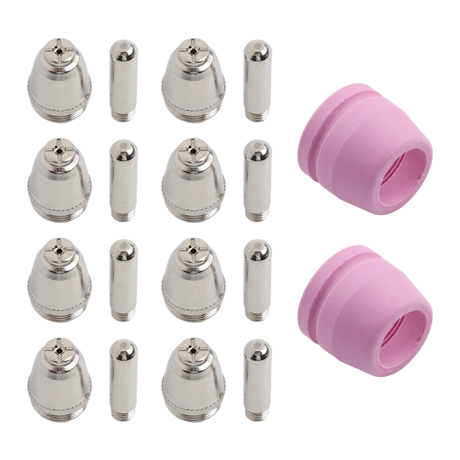 Plasma Cutter 18PCS Electrode Nozzle Kit for AG60 Torch Compatible CUT Series