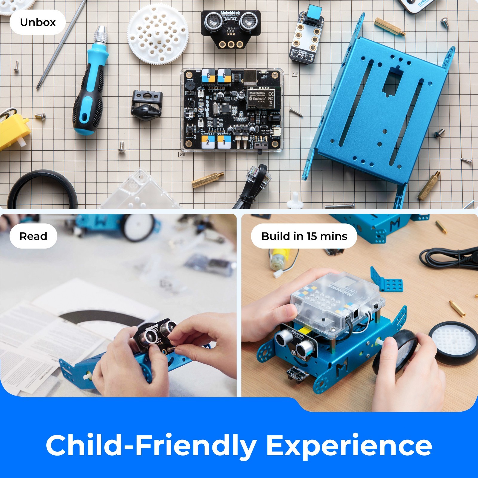 Makeblock mBot Robot Kit for Kids 8-12, Learn Coding with Scratch & Arduino