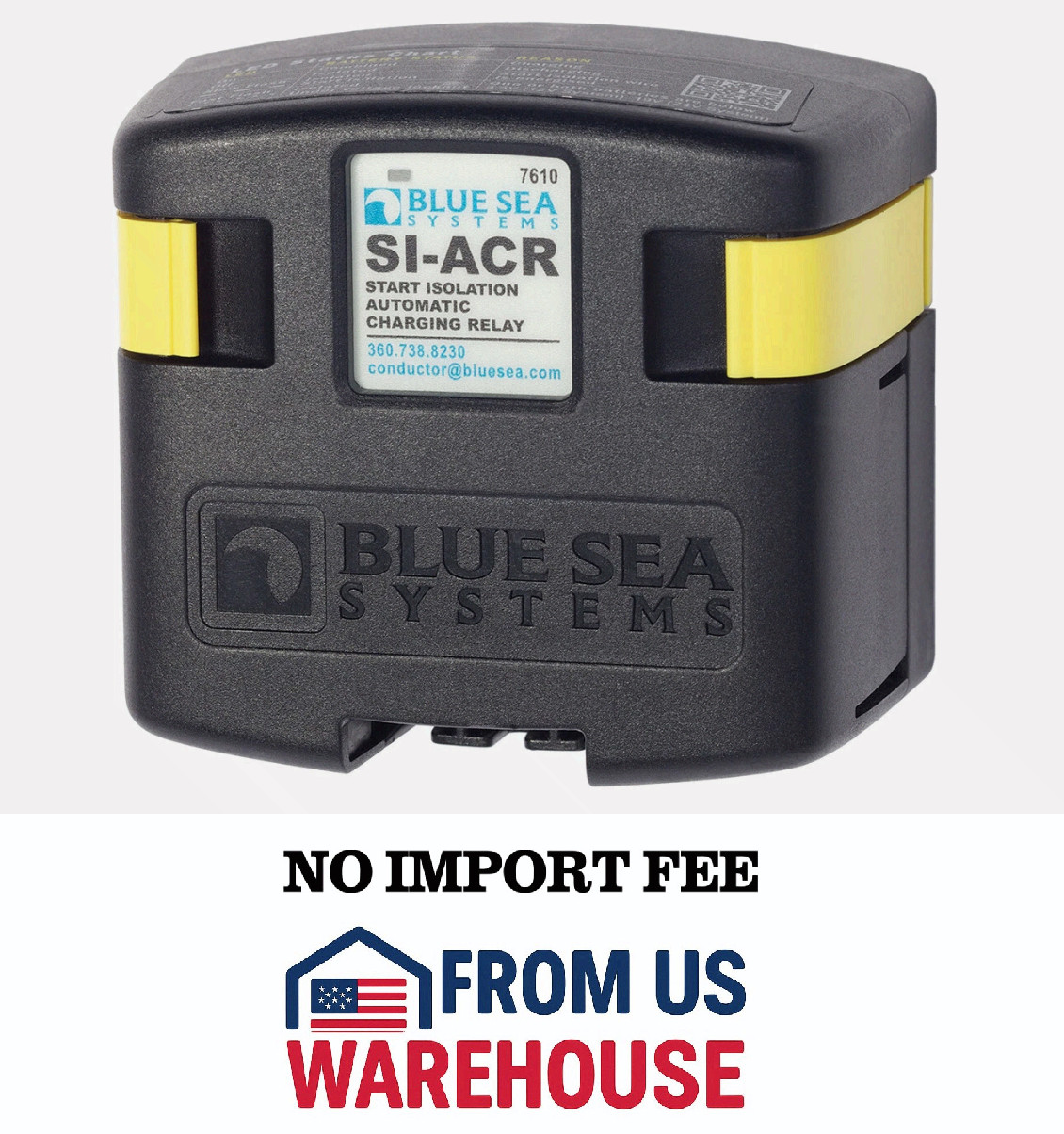 NEW BLUE SEA 7610 SOLENOID SI SERIES 120A 12/24V ACR