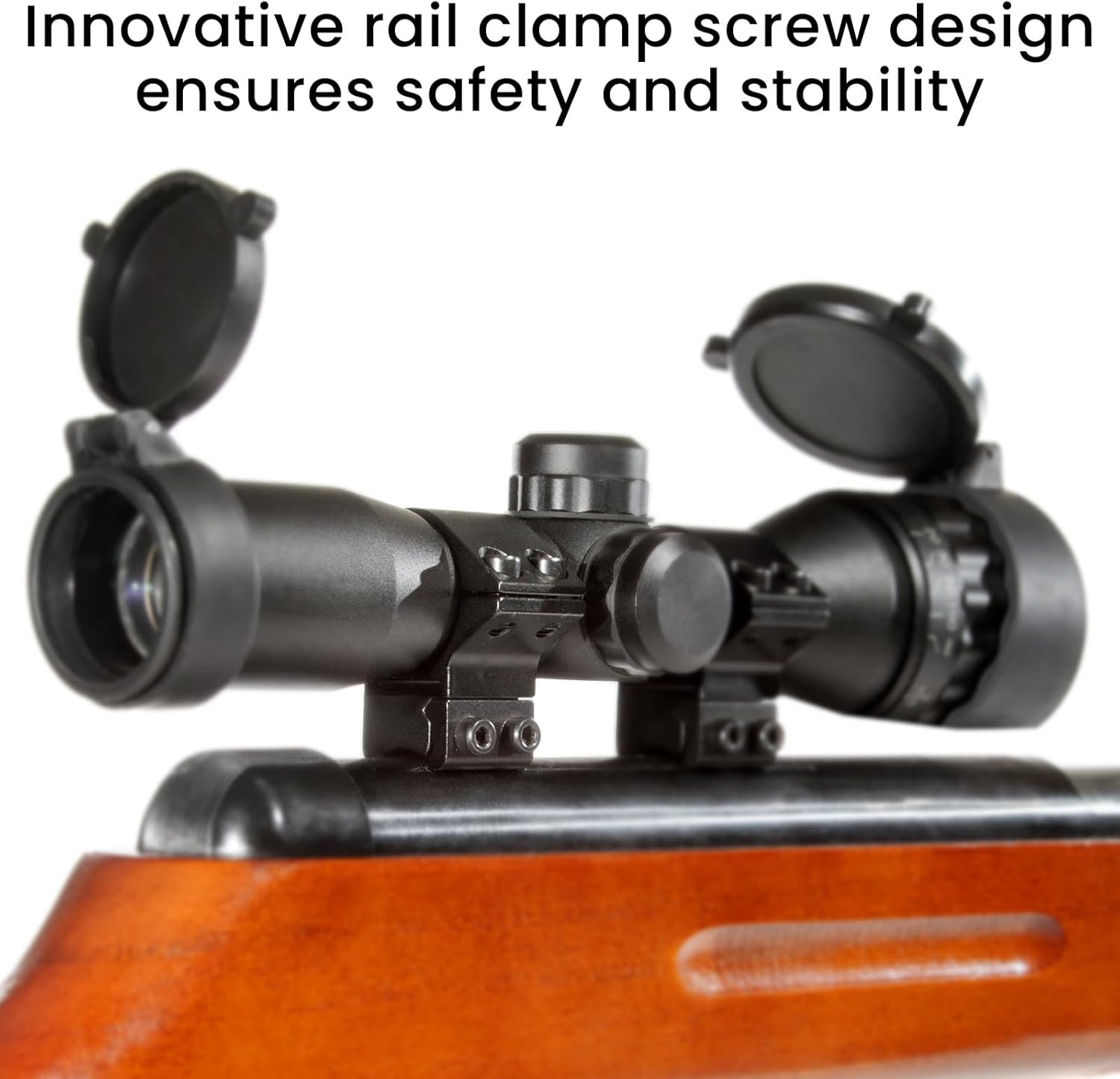 1 Inch Dovetail Scope Rings Set, 2 Pcs Medium Profile Scope Mounts with 2 Hex Wr