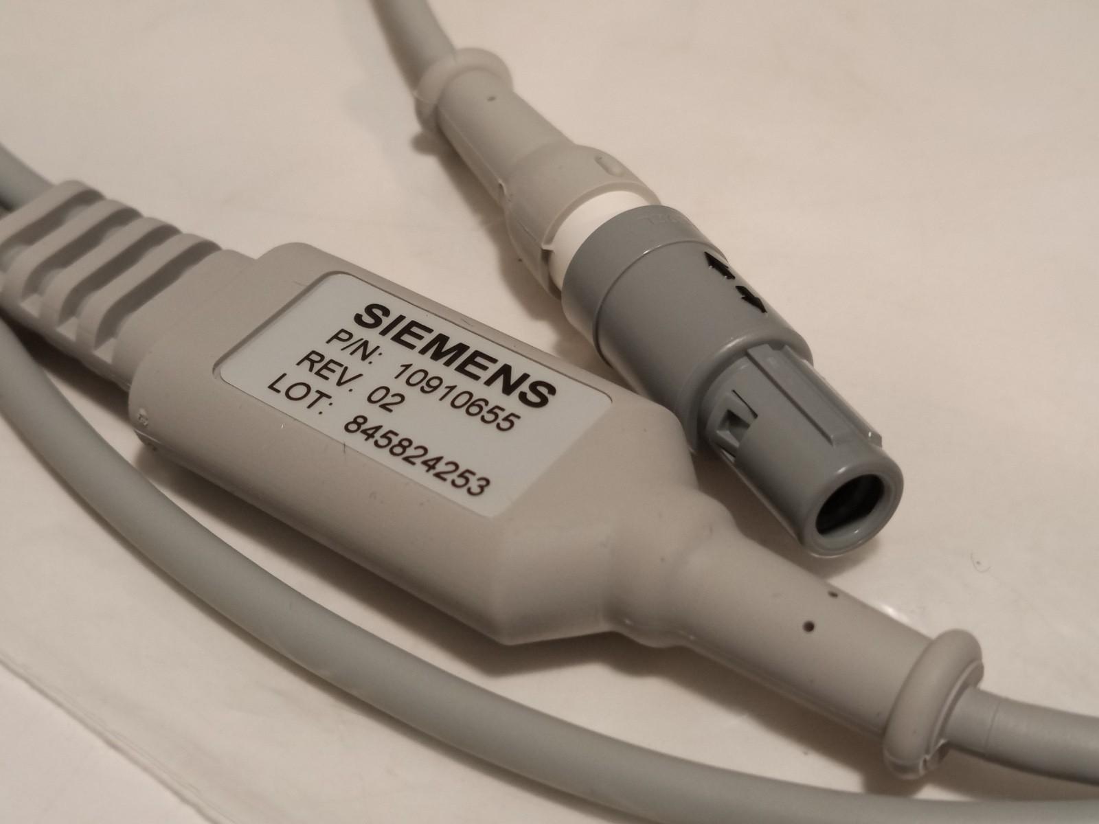 Siemens 10910655 HiSIB Argon Trunk Cable For Imaging Systems, As Pictured