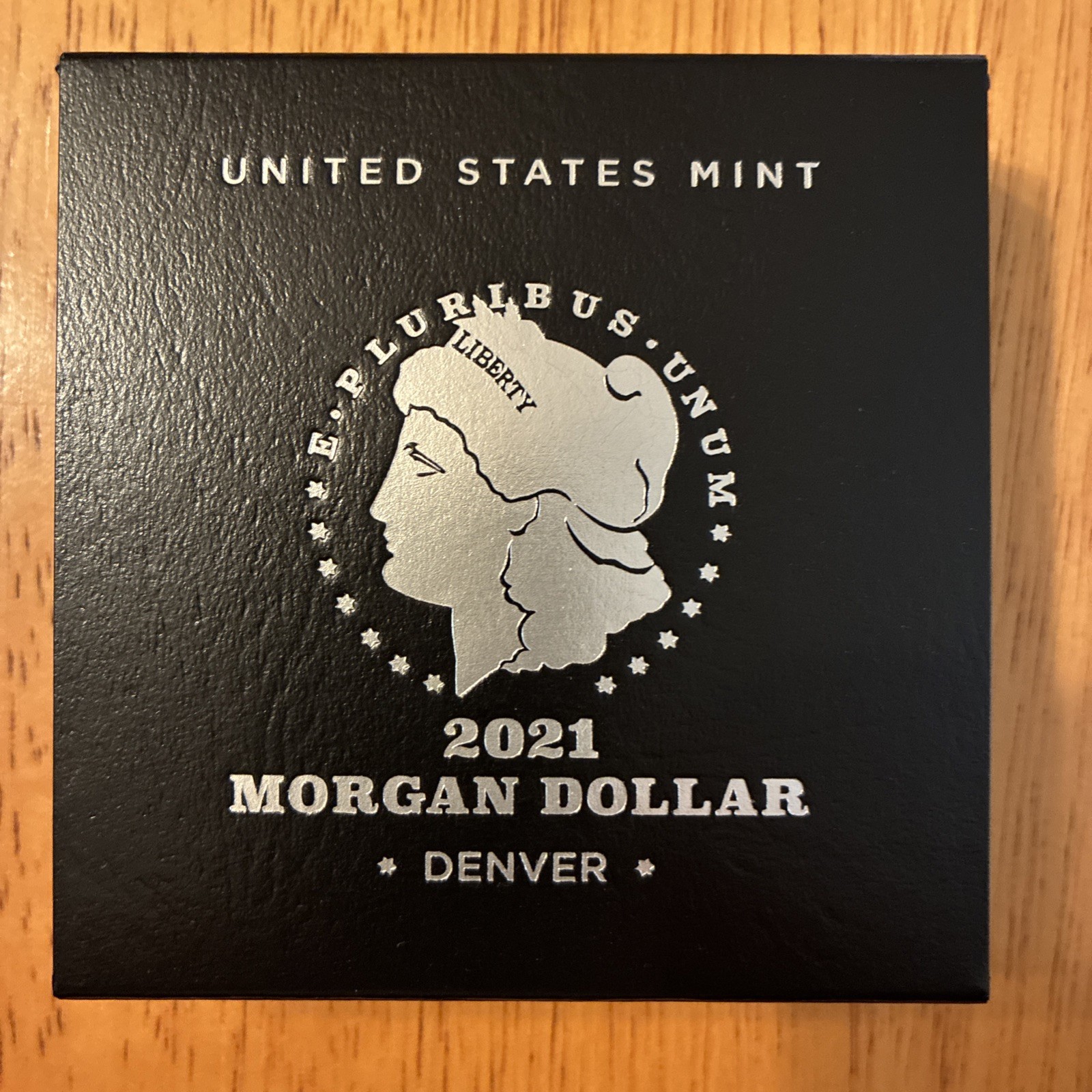 2021-D SILVER MORGAN DOLLAR WITH BOX, COA, 21XG, DENVER