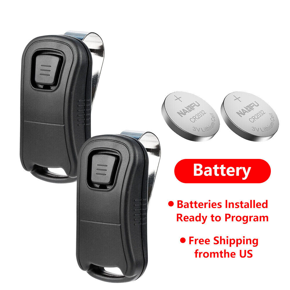 2Pack For Genie Intellicode G1T-BX GIT-1 GIT-2 38501R Garage Door Opener Remote