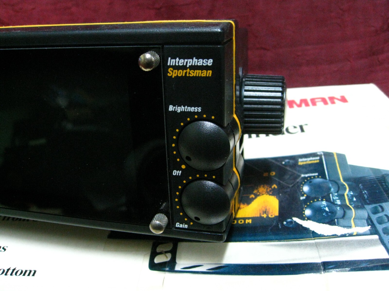 vintage Interphase Sportsman Mini Video Fish depth Finder Tested
