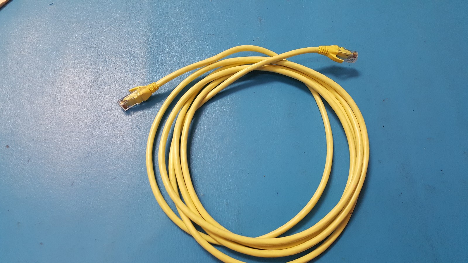 ( 2 Pcs ) 10 FT Cable CAT 6  Yellow , RJ45 , 10FT(3.04 M)