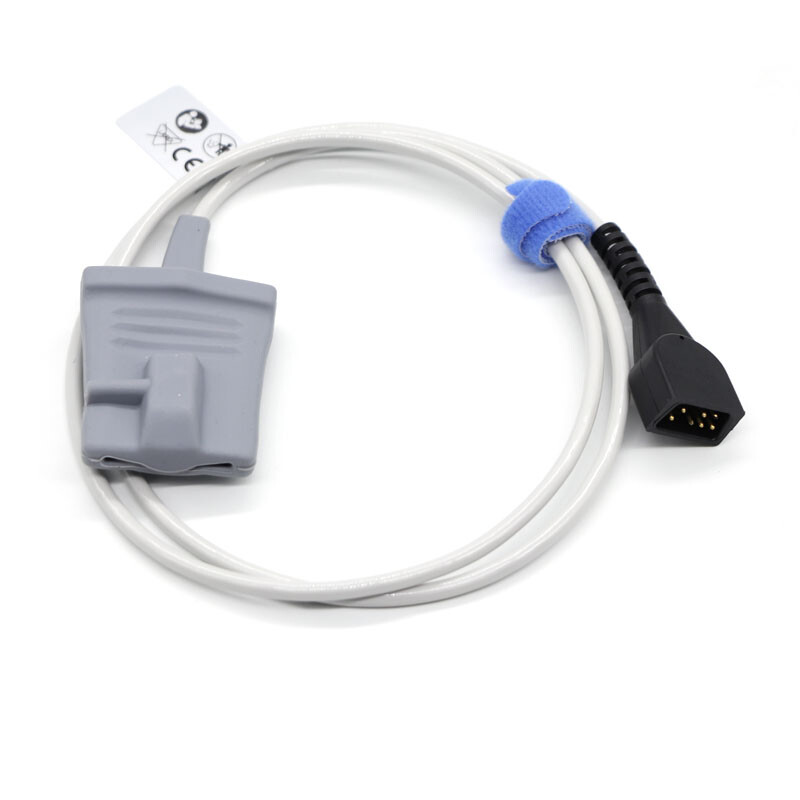 7-Pin SpO2 Sensor Adult Silicone Soft Probe Blood Oxygen Saturation Sensor