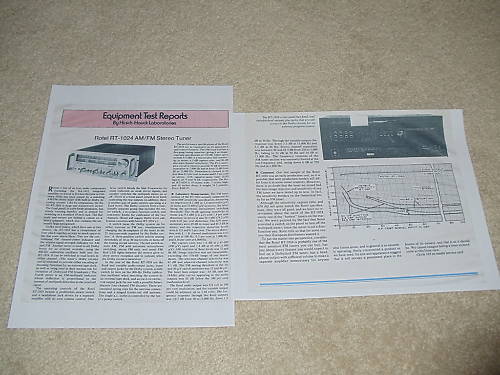 Rotel RT-1024 Super Tuner Review, 1977, Full Test, RARE