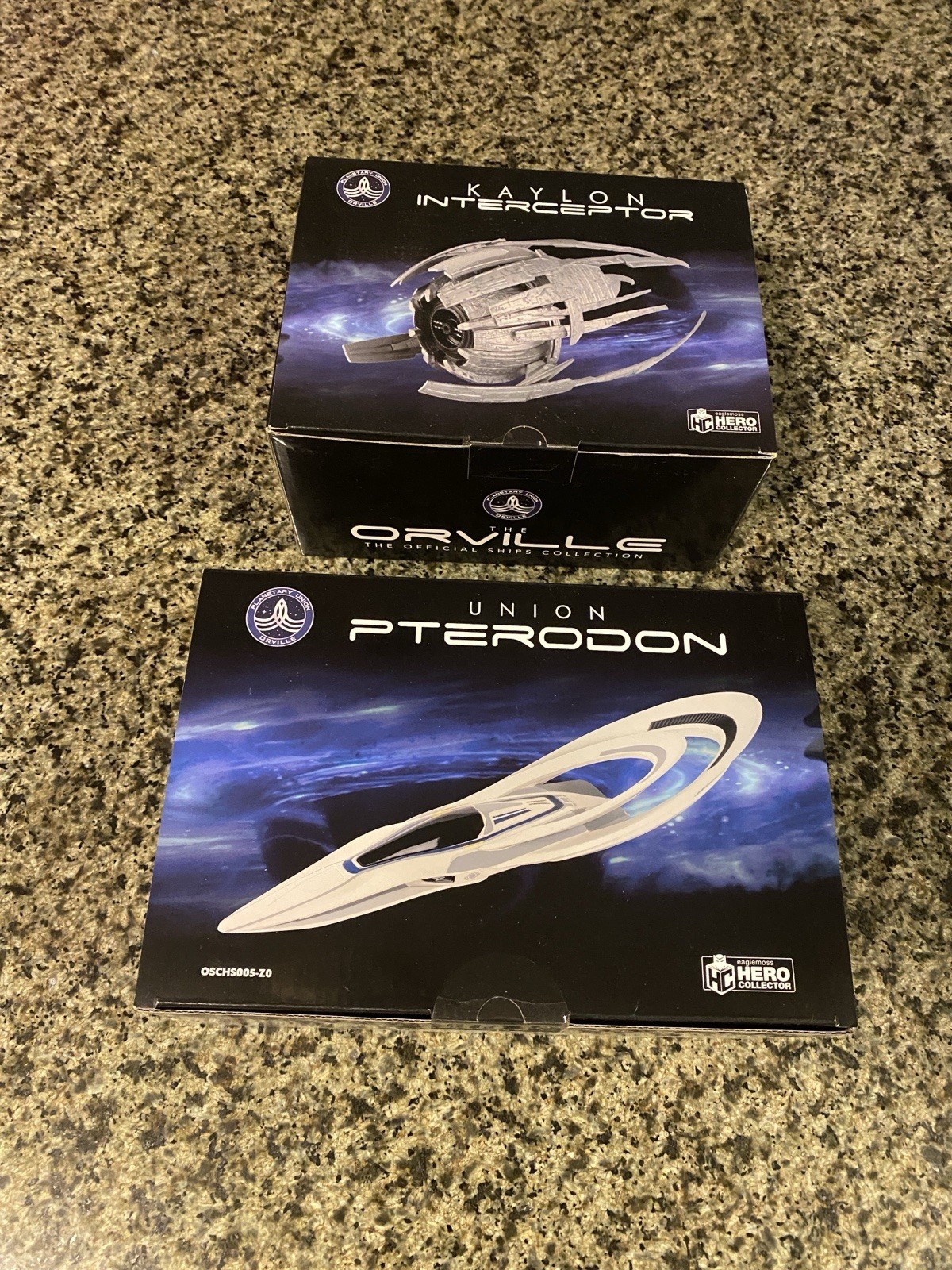 Orville - Pterodon Union Fighter & Kaylon Interceptor - Eaglemoss Hero Collector
