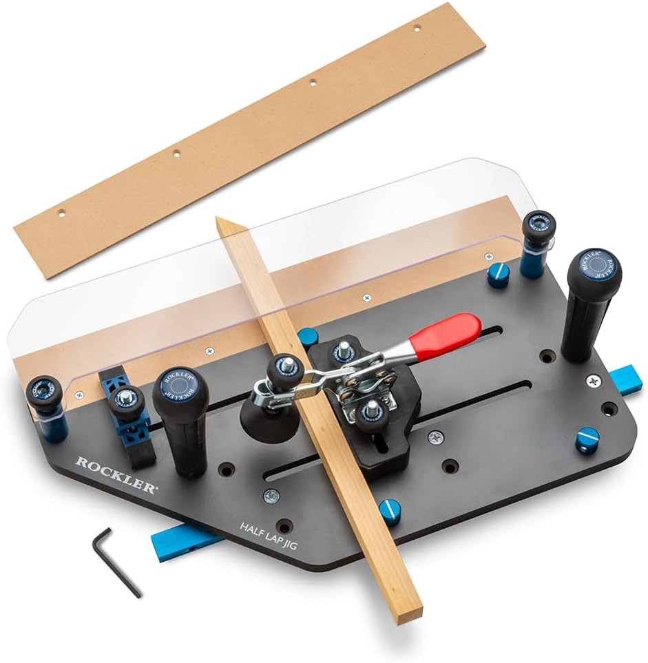 Rockler Half Lap Jig for Woodworking Tight-Fitting Joints