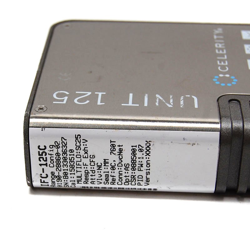 Celerity Unit IFC-125C Mass Flow Controller MFC (Ar/2SLM) D-Net Digital C-Seal