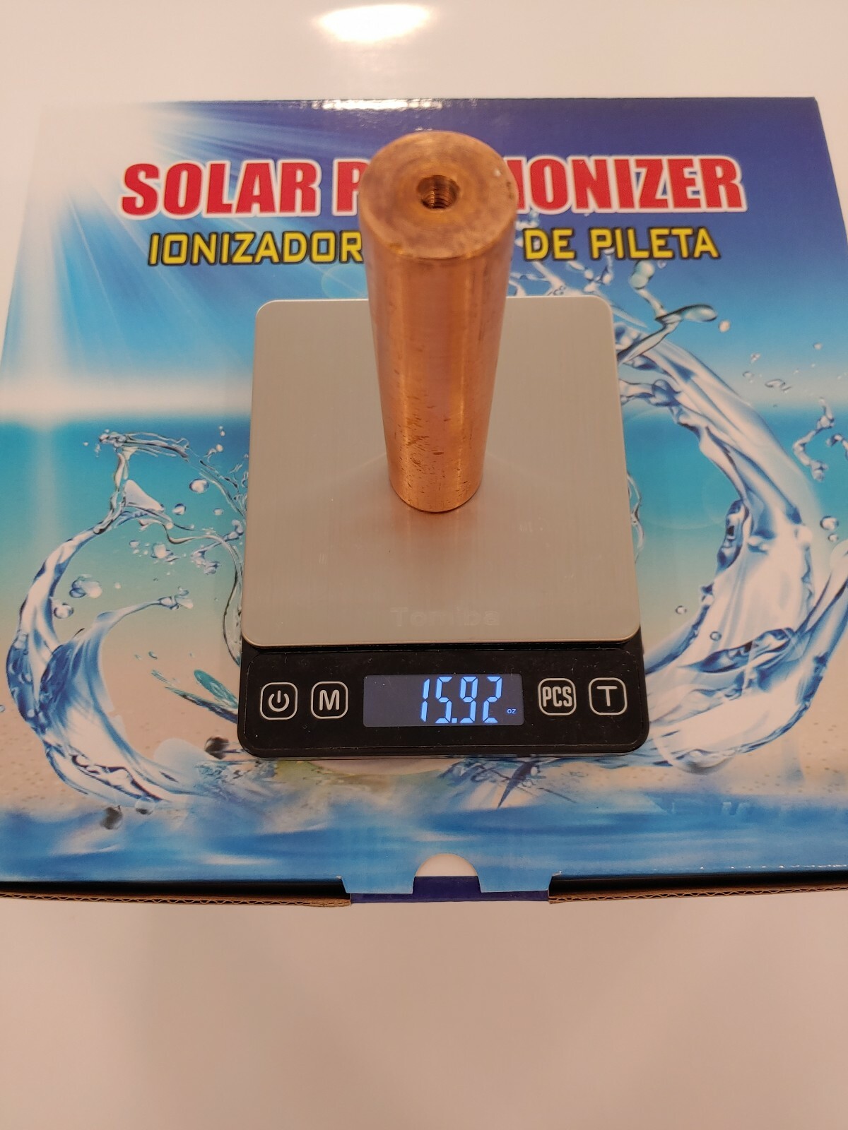 Replace 1 Copper Anode 450g - Wing Nut - Solar Pool Ionizer Universal
