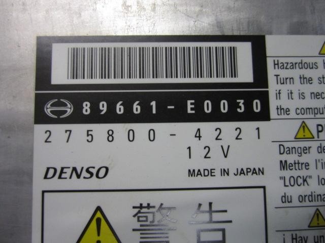 Replaces 89661-E0030 2007 HINO J08E-TA ENGINE CONTROL MODULE (ECM) , MD