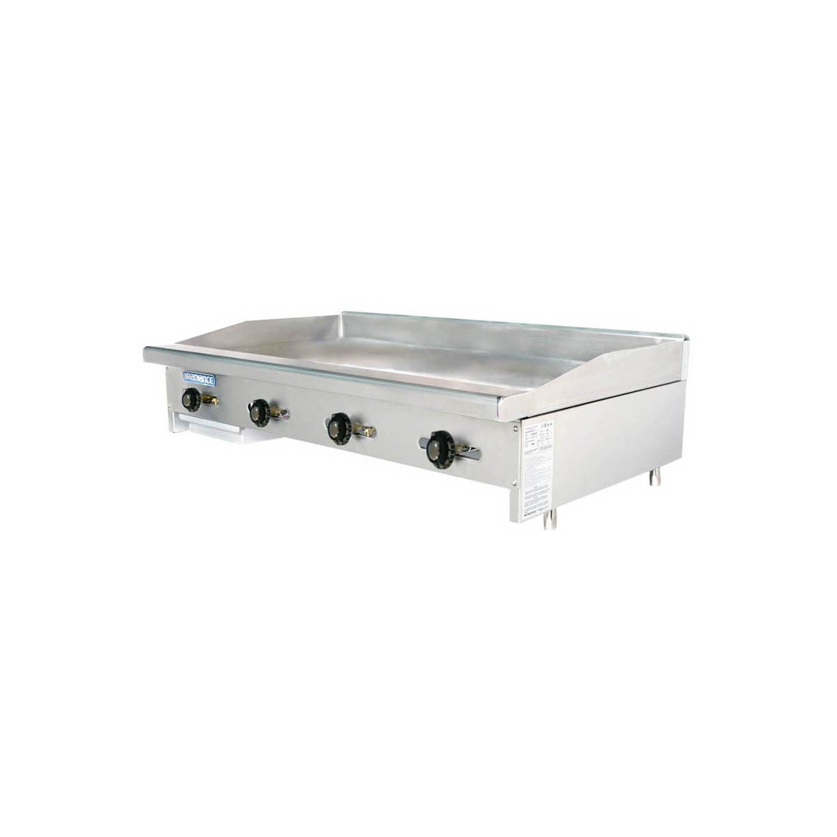 Turbo Air TATG-48 48" Countertop Thermostatic Gas Griddle, 1" Steel Plate, 88...