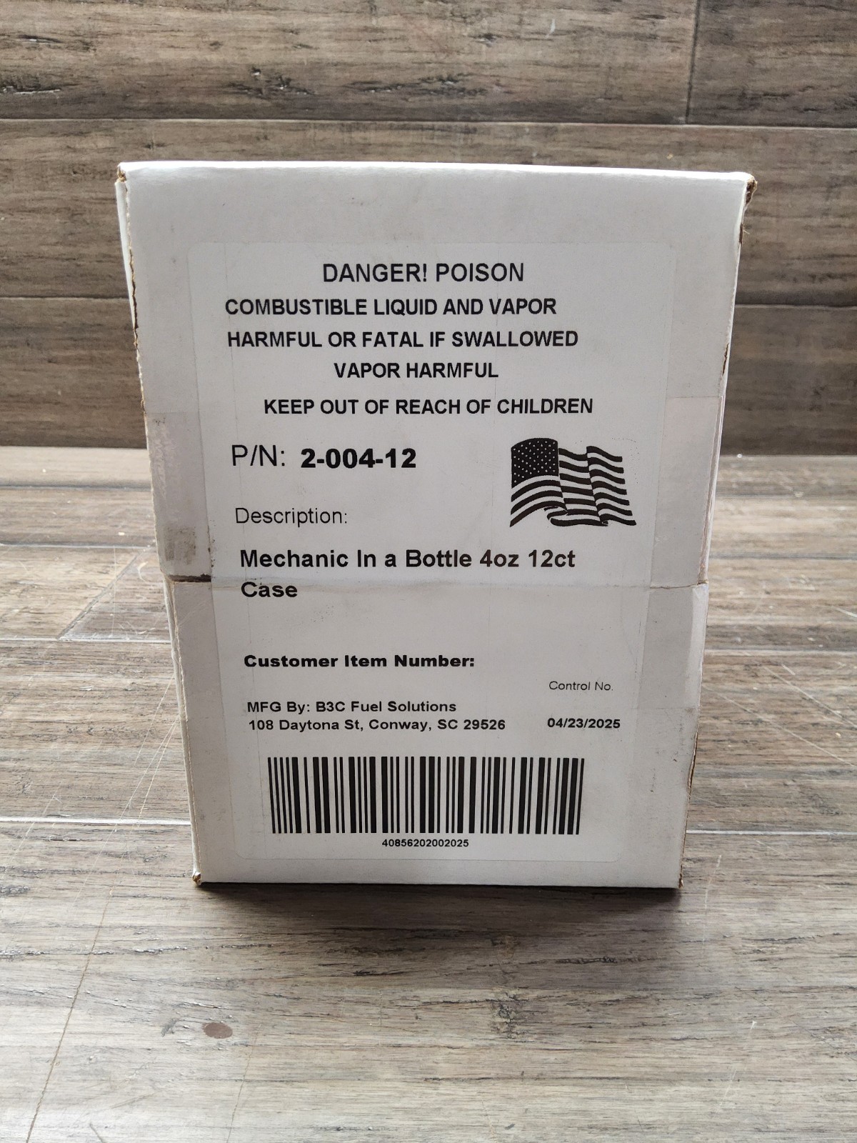 (12 PACK) Mechanic in a Bottle 4 oz. Fuel Additive All 2 & 4 cycle engines