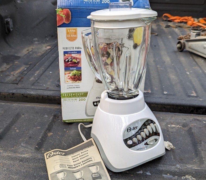 Oster Precise Blend 200 Blender Ice Crusher Kitchen Tool Electric Cooking