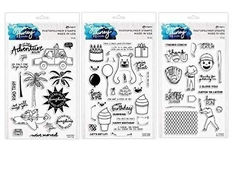 Ranger Simon Hurley Clear Stamp Bundle with PTP Flash Deals Blending Sticks