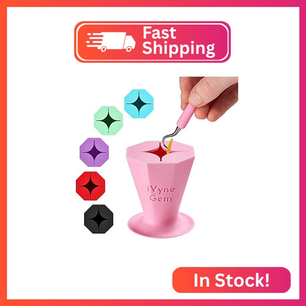 iVyne Gem - Suctioned Vinyl Weeding Scrap Collector and Holder for Weeding Tools