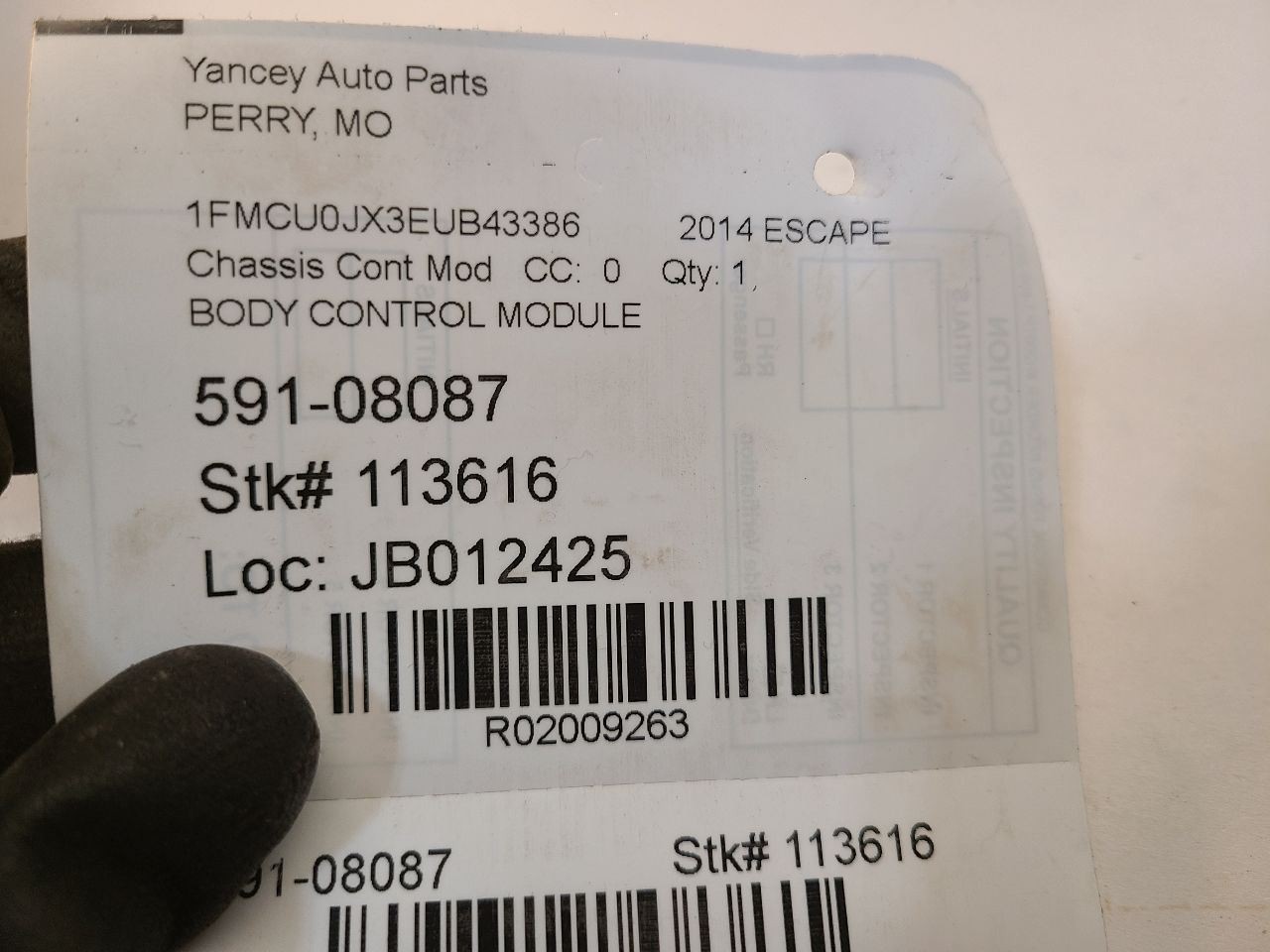 14-15 FORD TRANSIT CONNECT Body Control Module BCM DV6T14A073JD