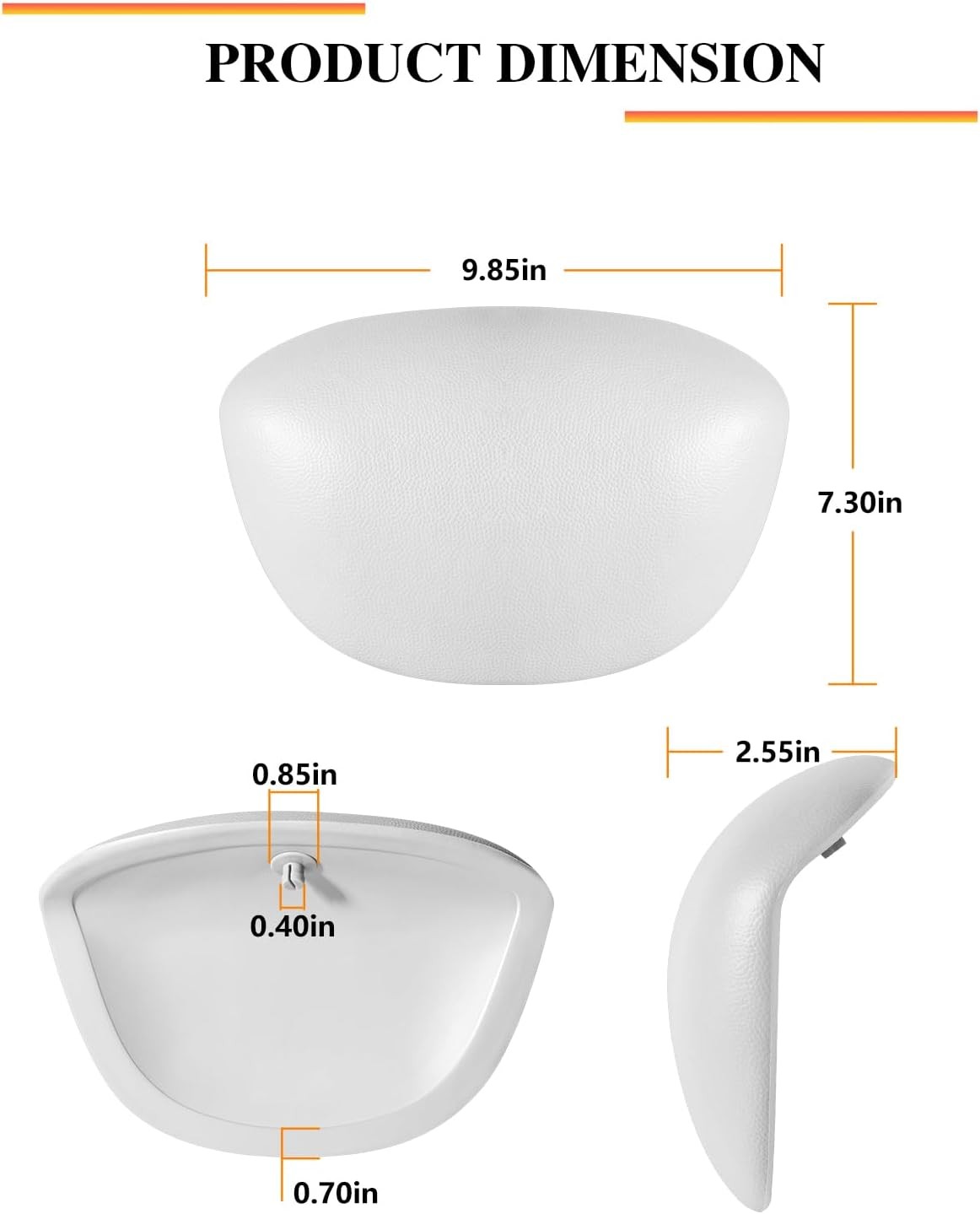 For Sundance 680 Series Spas 6472-970 6455-474 Reverse Wrap Around Spa Pillow