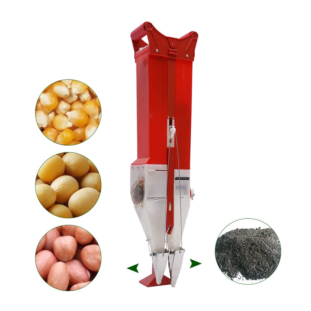 Manual Vegetable Seeder Handheld Garden Planter Tool Corn Peanut Seed Fertilizer
