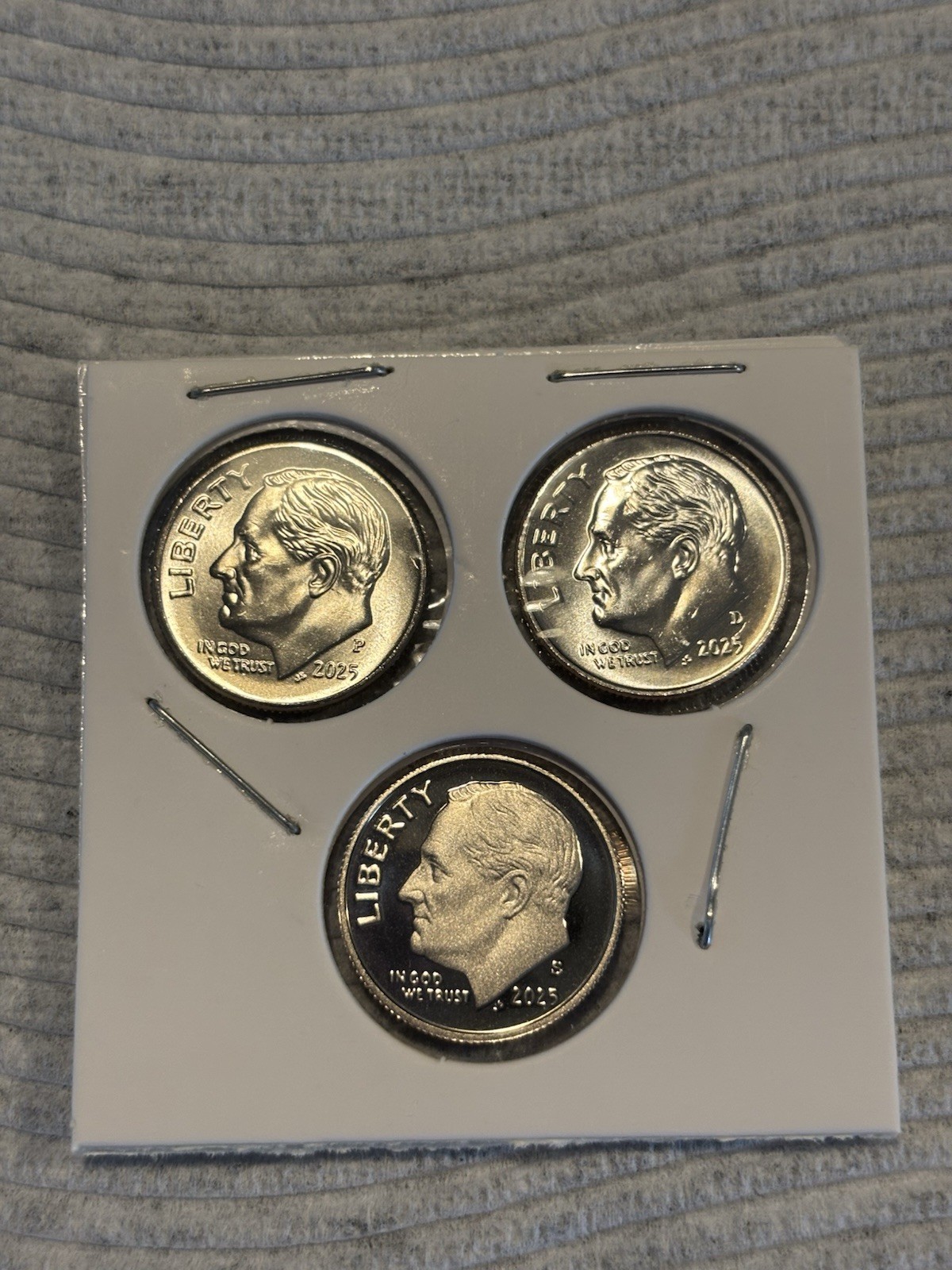 2025 Clad P,D & S Roosevelt Dimes BU