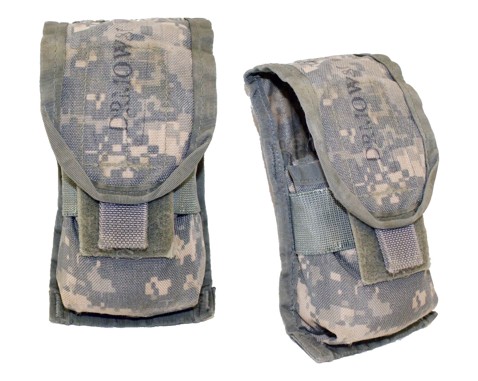LOT OF 2 - USGI UCP ACU Double Magazine Pouch GC