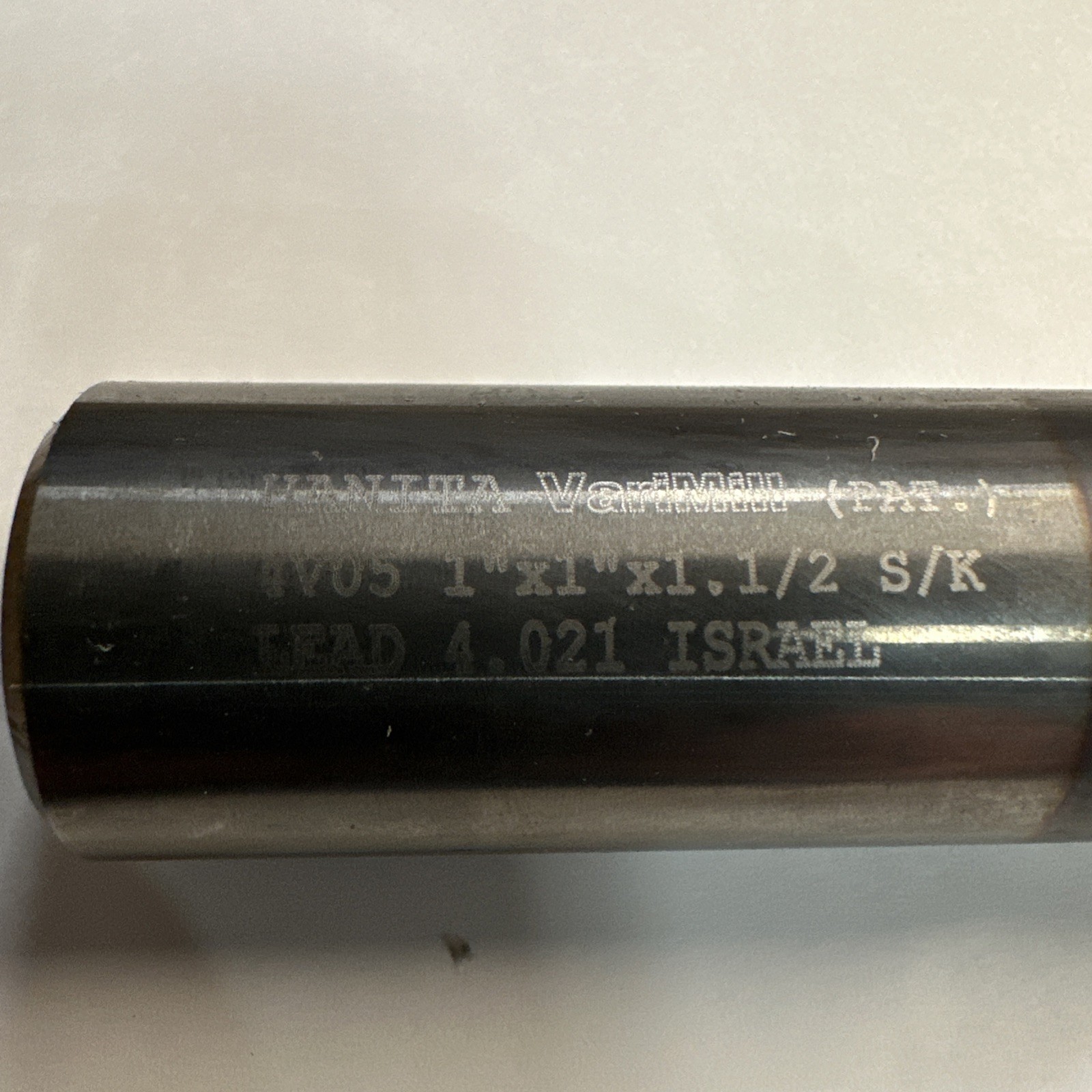 HANITA WIDIA 60986 TF4V0525008 1"X1"X1-1/2"X4" VERIMILL SOLID ENDMILL