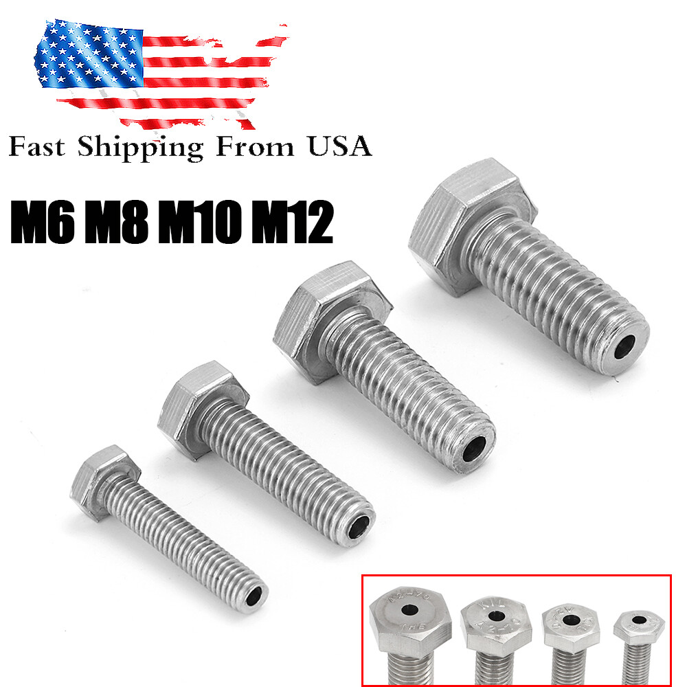 M6 M8 M10 M12 Broken Snapped Stud Drill Guide Kit Stainless Steel Studs Kit 4PCS