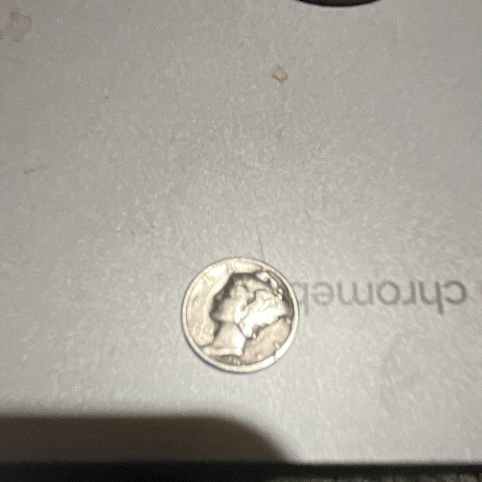 1944 S Mercury Dime Error "In Cod We Trust " Full Bands