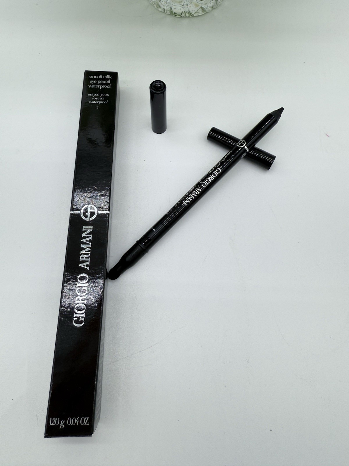 Giorgio Armani Smooth Silk Eye Pencil Waterproof with Smudger #1 1.2g / .04oz