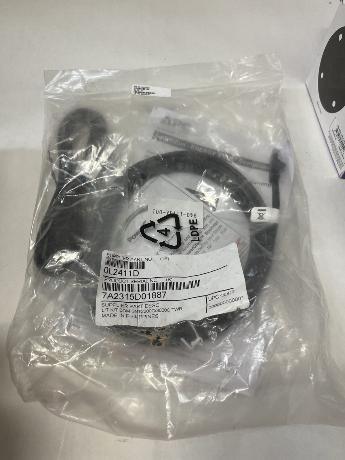 APC Lit Kit Dom Cable Networking & Connectivity 0L2411D