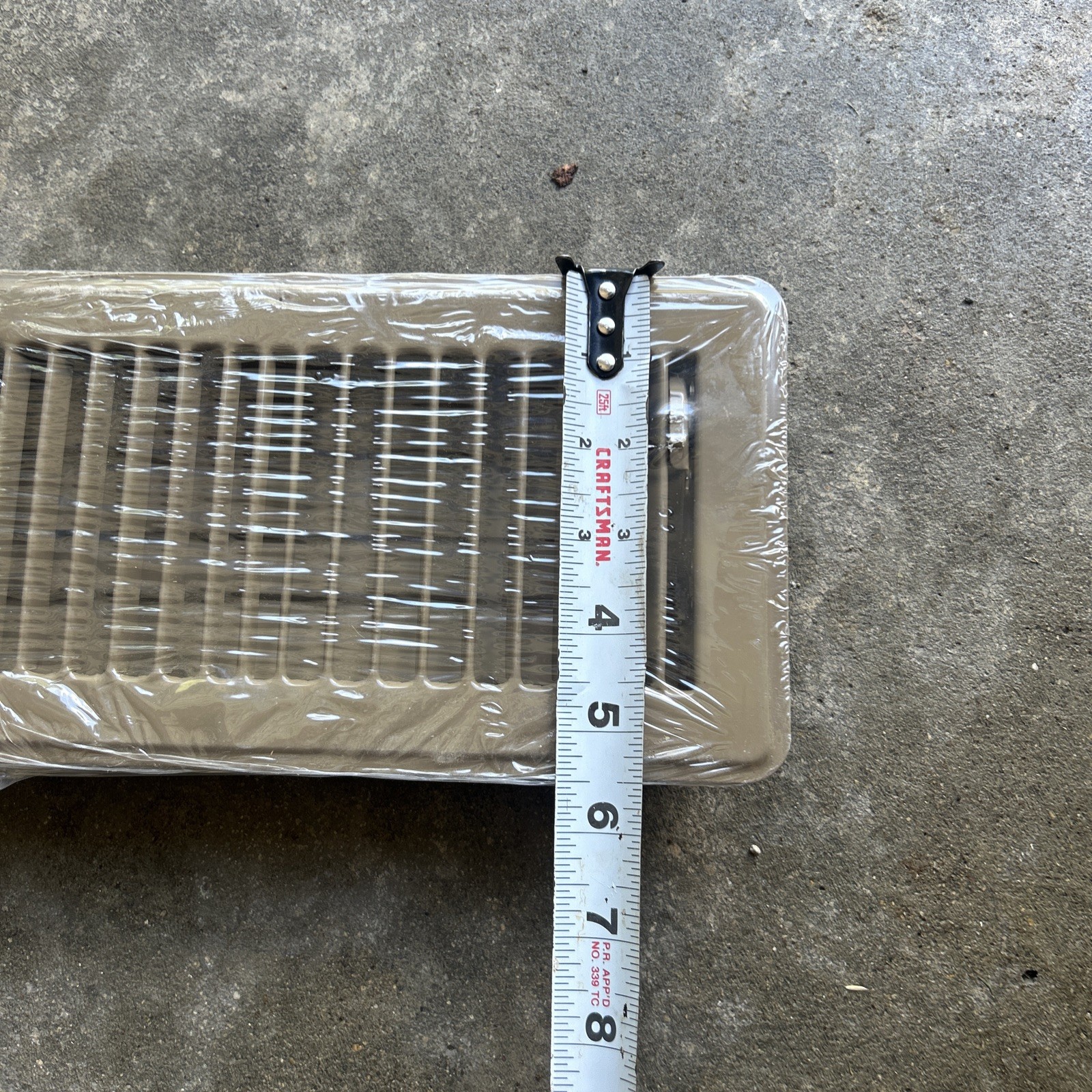 Hart & Cooley 421 4x10 GS HVAC Diffuser, 4" H x 10" W, 421 Steel Diffuser for Fl