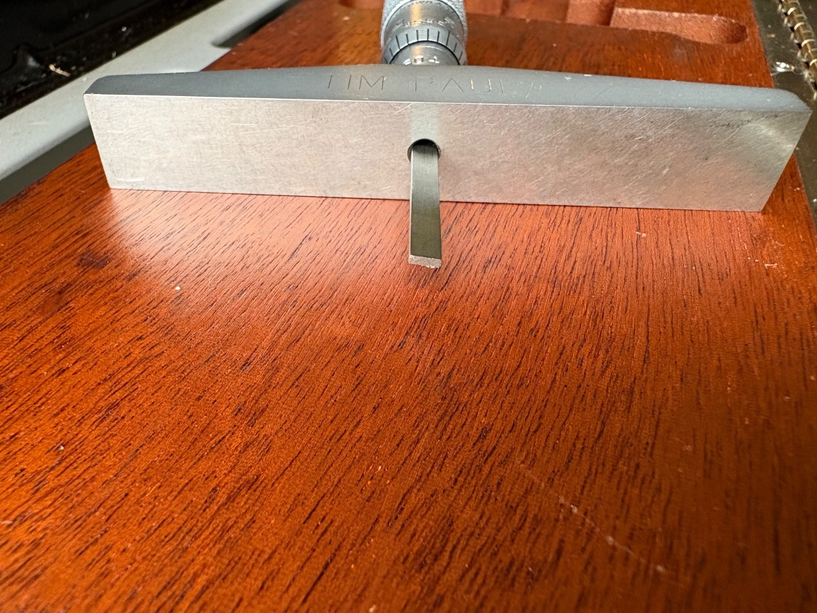 Brown & Sharpe No 406 Depth Mics. (Flat blade type)